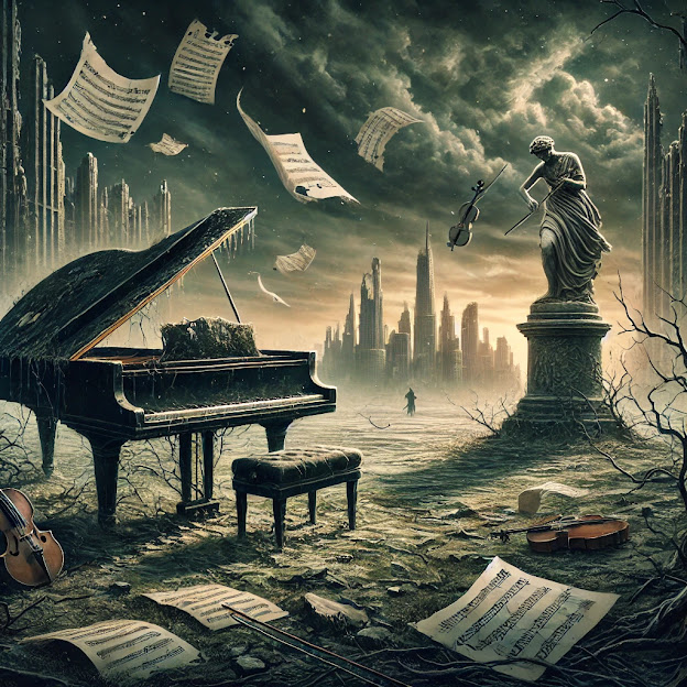 Circular abstract artwork used as the essay cover.